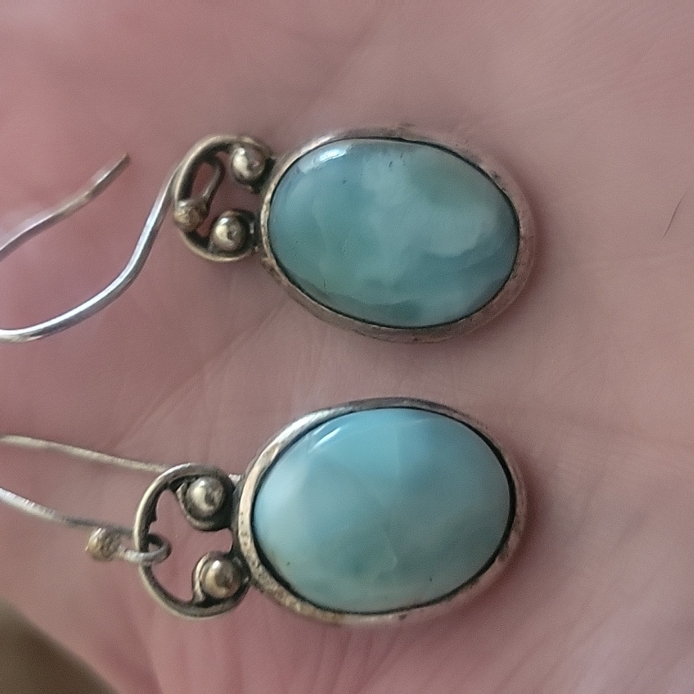 larimar earrings